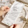 DIY Wedding Place Setting Thank You Note