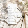 D028 Elegant Menu Template Printable Amy Design 5