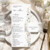 D029 Dinner Menu Card Template Amy Design 5