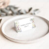 D029 Wildflower Wedding Guest Place Cards 2 Amy Design Templates