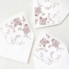 French Toile Floral Wedding Invitations Template Bundle | All-in-One Wedding Templates Invitations & Signs D031 Monogram Wedding Envelope Liner Template 6