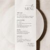 D037 Minimal Wedding Menu Template Amy Design 3