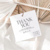 Modern Minimalist Wedding Bundle | 50+ Templates Editable Invitations, Signs & Reception Templates Modern Minimalist Wedding Favor Tags Editable | Thank You Tags Printable