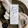 Minimalist Wedding Table Thank You Card | Printable Napkin Note | Place Setting Thank You Editable | Template Download Minimalist Wedding Table Thank You Card | Printable Napkin Note | Place Setting Thank You Editable | Template Download