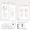 Wedding Thank You Napkin Note Printable Template | DIY Wedding Table Place Setting Thank You Editable | Instant Download Wedding Thank You Napkin Note Printable Template | DIY Wedding Table Place Setting Thank You Editable | Instant Download