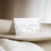 E025 Floral Place Card Template 5 Amy Design