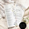 Minimalist Wedding Menu Printable Table Thank You | Thank You Napkin Note Placecards | Printable Menu | DIY Table Decor Minimalist Wedding Menu Printable Table Thank You | Thank You Napkin Note Placecards | Printable Menu | DIY Table Decor