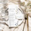 Minimalist Wedding Menu Printable Table Thank You | Thank You Napkin Note Placecards | Printable Menu | DIY Table Decor Minimalist Wedding Menu Printable Table Thank You | Thank You Napkin Note Placecards | Printable Menu | DIY Table Decor