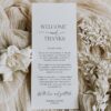 Printable Wedding Thank You Napkin Note Cards | Minimal Wedding Table Thank You Template Editable | Digital Download