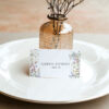 Printable Wildflower Place Cards Template for Wedding & Dinner Party | Editable Table Name Card | Wedding Place Cards E065 Printable Wildflower Place Cards 1