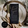 Elegant Table Thank You Note Template Printable | Table Setting Thank You Card | Black Gold Printable Cards | Thank You Napkin Note