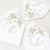Floral Toile Envelope Liner Template | A7 French Toile Wedding Envelope Decoration | Euro Flap & Square Flap Template E122 Floral Toile Envelope Liner Template 4
