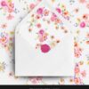 E125 Bright Floral Envelope Liners Template 3