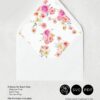E125 Bright Floral Envelope Liners Template 5