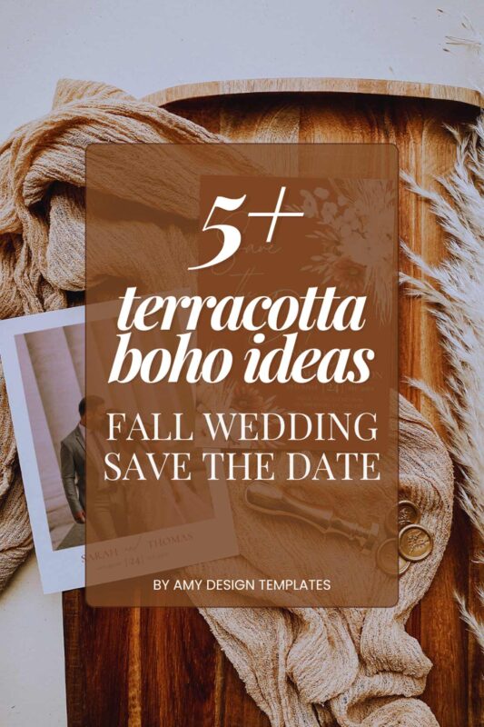 5 Dreamy Terracotta Boho Save the Date Ideas: Announce Your Day in Style 5 Dreamy Terracotta Boho Save the Date Ideas