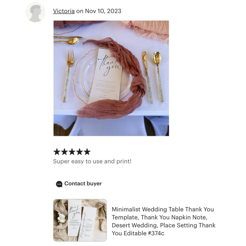 Testimonial Customer Review Feedback Amy Design Templates Service