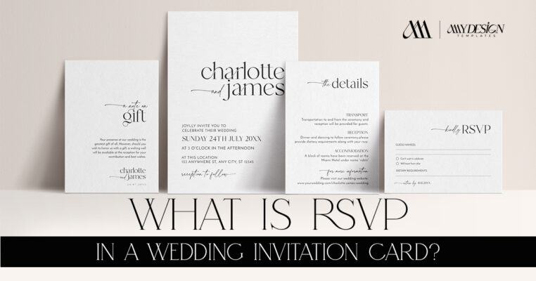 What is RSVP in a wedding invitation card?