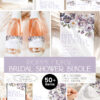 Purple Floral Bridal Shower Invitation Bundle | Poppy Flowers Bridal Shower Invite Signs & Games Bundle Editable Template Purple Floral Bridal Shower Invitation Bundle | Poppy Flowers Bridal Shower Invite Signs & Games Bundle Editable Template