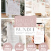 Blush Pink Floral Garden Bridal Shower Bundle | Invitations & 24 Games Bundle | Love in Bloom Bridal Shower Template Blush Pink Floral Garden Bridal Shower Bundle | Invitations & 24 Games Bundle | Love in Bloom Bridal Shower Template