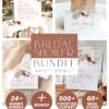 Boho Bridal Shower Bundle | Fall Bridal Shower Invitation | Bridal Shower Games Bundle Editable Template Boho Bridal Shower Bundle | Fall Bridal Shower Invitation | Bridal Shower Games Bundle Editable Template