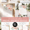 Dusty Pink Bridal Shower Bundle | Rustic Boho Bridal Shower Invitation & Games | Editable Template Download Dusty Pink Bridal Shower Bundle | Rustic Boho Bridal Shower Invitation & Games | Editable Template Download