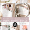 Blush Pink Burgundy Bridal Shower Bundle Template | Bridal Shower Invitation Cards & 24 Bridal Games Bundle Blush Pink Burgundy Bridal Shower Bundle Template | Bridal Shower Invitation Cards & 24 Bridal Games Bundle
