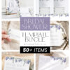 Lavender Floral Bridal Shower Bundle | Shower Invitations & Games Bundle | Welcome Signs Editable Template Lavender Floral Bridal Shower Bundle | Shower Invitations & Games Bundle | Welcome Signs Editable Template