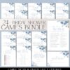 24 Printable Bridal Shower Games Template | Blue Shower Game Template Fully Editable 24 Printable Bridal Shower Games Template | Blue Shower Game Template Fully Editable