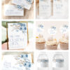 Blue Floral Bridal Shower Invitation Bundle | Dusty Blue Bridal Shower Games Bundle | Bridal Shower Decor Editable Template Blue Floral Bridal Shower Invitation Bundle | Dusty Blue Bridal Shower Games Bundle | Bridal Shower Decor Editable Template