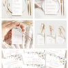 Elegant Wildflower Bridal Shower Bundle | Invitations & 24 Bridal Shower Games Bundle Editable Template Elegant Wildflower Bridal Shower Bundle | Invitations & 24 Bridal Shower Games Bundle Editable Template
