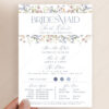 Personalized Will You Be My Bridesmaid Cards | Bridesmaid Proposal Card | Wedding Stationery Editable