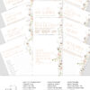 Bridal Party Games Printable Template Instant Download | Editable Floral Bridal Shower Game Bundle Bridal Party Games Printable Template Instant Download | Editable Floral Bridal Shower Game Bundle