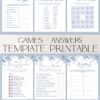 Something Blue Bridal Shower Games Bundle | Monogram Blue Bridal Games Printable Something Blue Bridal Shower Games Bundle | Monogram Blue Bridal Games Printable
