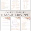 50 Floral Bridal Shower Games Bundle | Shower Games Printable Digital Instant Download 50 Floral Bridal Shower Games Bundle | Shower Games Printable Digital Instant Download