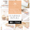 Spring Bridal Shower Bundle Template | Peach Purple Floral Bridal Shower Invitation Bundle | Editable Games Spring Bridal Shower Bundle Template | Peach Purple Floral Bridal Shower Invitation Bundle | Editable Games