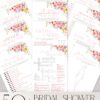 Bridal Shower Games Bundle Template | 50 Games Printable Shower Games Instant Download