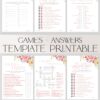 Bridal Shower Games Bundle Template | 50 Games Printable Shower Games Instant Download