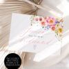 Bridesmaid Proposal Template Printable | Bridesmaid Card | Floral Bridesmaid Proposal Card