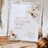 Rustic Bohemian Wedding Signage Template Bundle | Reception Sign Printable Boho Wedding Custom Sign Printable | Terracotta Wedding Sign Template