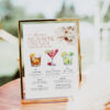 Rustic Bohemian Wedding Signage Template Bundle | Reception Sign Printable Boho Wedding Drink Sign Template | Signature Drink Menu Sign | Signature Cocktails