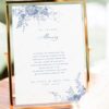 Printable Memorial Sign for Wedding | Blue Wedding Memory Sign Templates