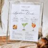 Wildflower Wedding Signage Bundles Template Printable | Spring Garden Reception Signs Minimalist Wedding Drink Sign Template | Modern Signature Drink Sign Template Printable