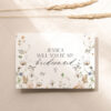 Wildflower Bridesmaid Proposal Card Template | Editable Be My Bridesmaid | Printable Bridesmaid Cards