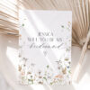 Wildflower Bridesmaid Proposal Card Template | Editable Be My Bridesmaid | Printable Bridesmaid Cards