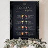 Cocktails Signature Drink Sign Template | Wedding Bar Sign | Bar Menu Editable Printable