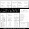 50 Bridal Shower Game Printable Bundle | Minimalist Shower Games Pack Fully Editable Download 50 Bridal Shower Game Printable Bundle | Minimalist Shower Games Pack Fully Editable Download