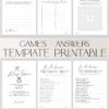 50 Bridal Shower Game Printable Bundle | Minimalist Shower Games Pack Fully Editable Download 50 Bridal Shower Game Printable Bundle | Minimalist Shower Games Pack Fully Editable Download
