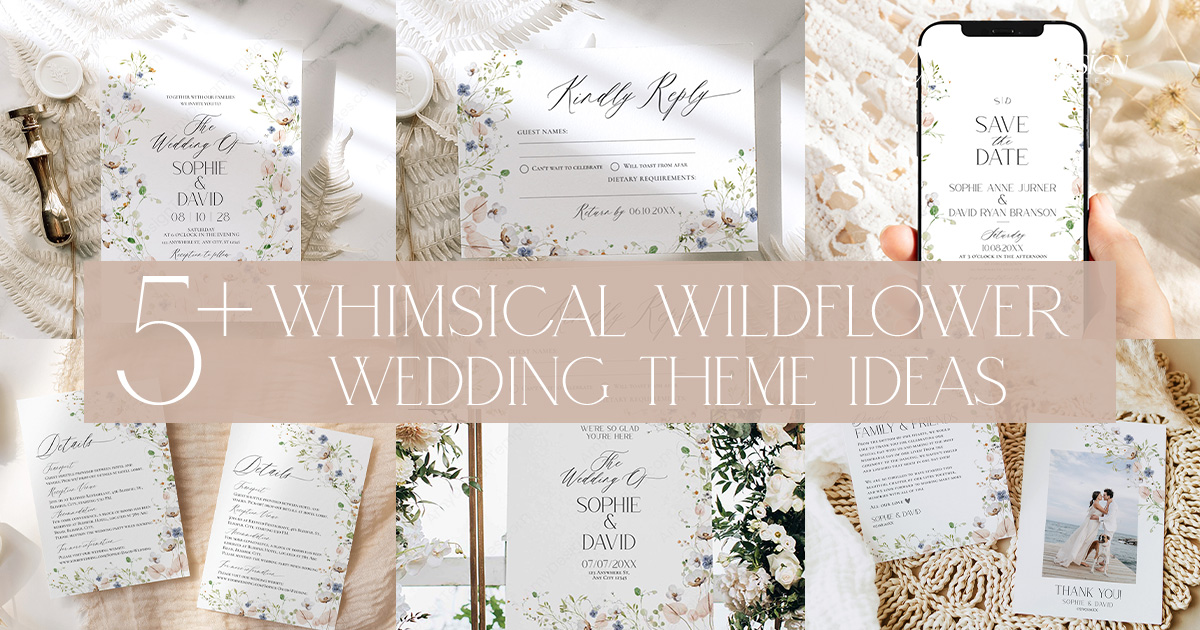 Embrace the Bloom: 5 Whimsical Wildflower Wedding Theme Ideas 5 Whimsical Wildflower Wedding Theme Ideas