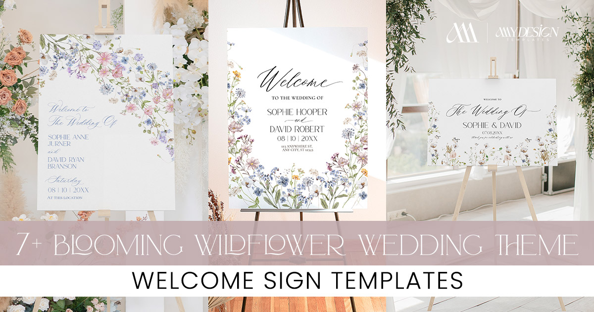 7+ Blooming Wildflower Wedding Theme Welcome Sign Templates 7+ Blooming Wildflower Wedding Theme Welcome Sign Templates