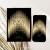 Golden Gala Invitation Template | Luxury Gala Dinner Party Invite Printable